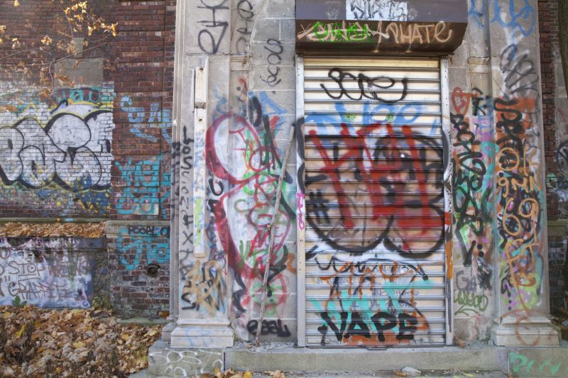 Colorful Garage Door Murals